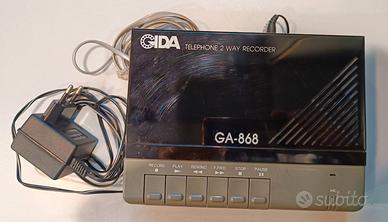Gida telefono registratore 2 vie GA 868 vintage 