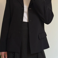 Blazer Max&co. nero in misto poliestere