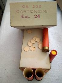 Tacchetti x cartucce calibro 20, 24 e 36.