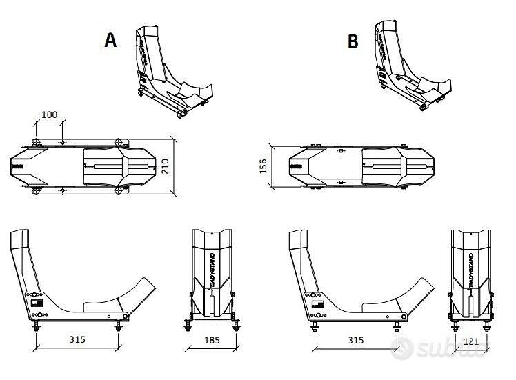 Subito - Norac Racing Parts - Steadystand Cavalletto Trasporto Moto Blocca  Ruota - Accessori Moto In vendita a Treviso