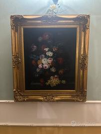 Grande Quadro Natura Morta Floreale