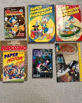 Lotto 7 Fumetti Disney Vintage -Paperino