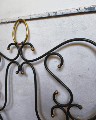 Testata letto in ferro battuto 