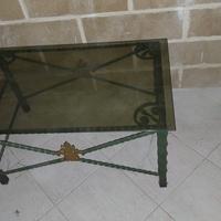 tavolino in ferro battuto