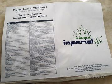 Imperial-life pura lana merinos 2 federe + kit