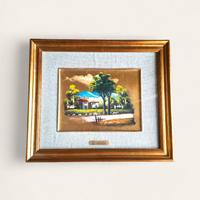 Quadro su Foglia d’Oro Firmato C. Guida