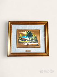 Quadro su Foglia d’Oro Firmato C. Guida