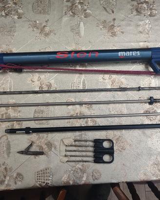 fucile sub oliopneumatico Mares MidiSten 70