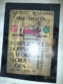 quadretto tariffario case chiuse