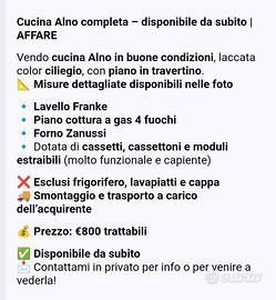 Cucina Alno completa