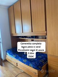 Cameretta con letto singolo. Modibili, Frigo Bosh