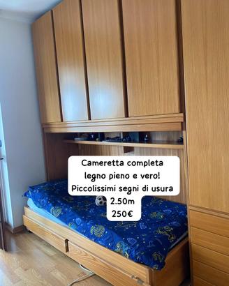 Cameretta con letto singolo. Modibili, Frigo Bosh