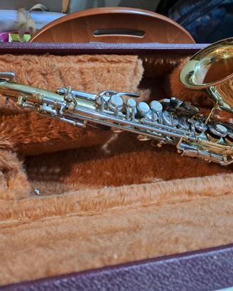 SAX SOPRANO CURVO  BORGANI Anni 1970