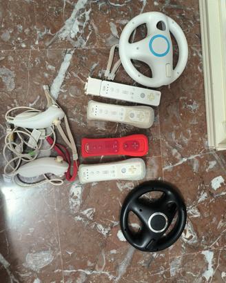 Wiimote, nunchuck, volanti,controller Nintendo Wii