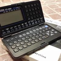 Agenda elettronica Citizen Vintage Anni 80