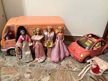 Lotto barbie camper e auto