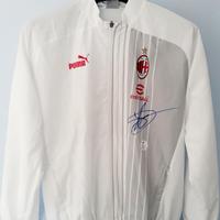 Giacca gara Milan autografata da Marcel Desailly
