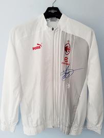 Giacca gara Milan autografata da Marcel Desailly
