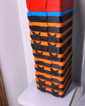set di cassette per tiro a segno