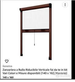 Zanzariera a rullo riducibile