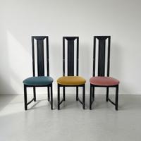 Trio di Sedie Vintage anni '80 - Stile Postmoderno