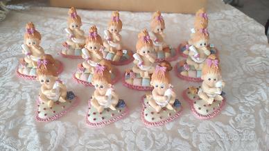 Bamboline per bomboniere da battesimo 