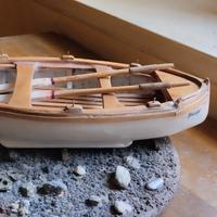 modellino in legno di barca ligure 