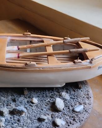 modellino in legno di barca ligure 