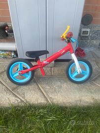 Bici balance bike senza pedali