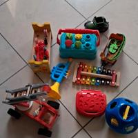 set  lotto giocattoli per bambini camion pompieri 