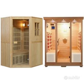 Sauna Finlandese o Infrarossi NUOVA in legno abete
