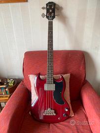 Basso elettrico Epiphone EB 0 rosso