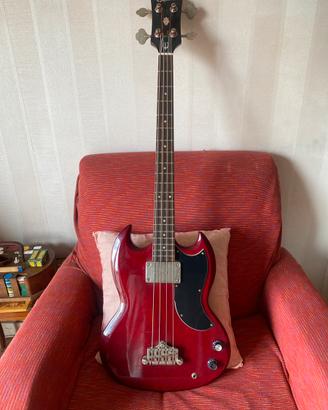 Basso elettrico Epiphone EB 0 rosso