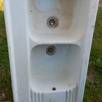 lavello doppia bocca in ceramica 