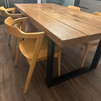 Tavolo in travi di quercia