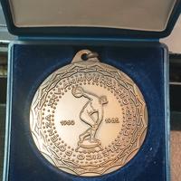 Medaglia RAME Sportiva Celebrazione 25°ennale 40g