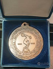 Medaglia RAME Sportiva Celebrazione 25°ennale 40g