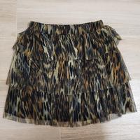 Gonna TG. S - stampa maculata marchio:Please