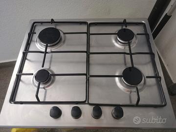 piano cottura gas 4 fuochi
