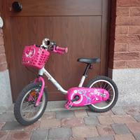bici bambina 14 pollici 