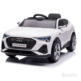 Auto Elettrica per Bambini Audi  Bianca GIODICART