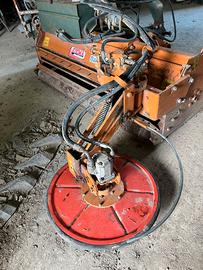 Trincia con spostamento e disco per sottofila