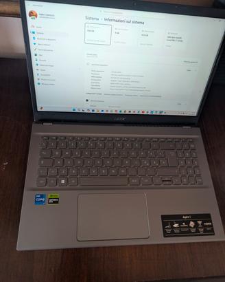 Notebook Acer Aspire 5 i7 -16gbRam -1THd-geforce
