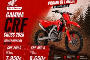 Honda CRF 250 R Cross 2026 NUOVA