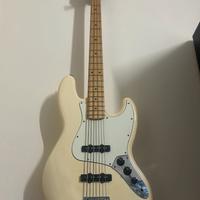 Basso elettrico Fender Jazz Artic White