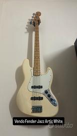 Basso elettrico Fender Jazz Artic White