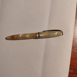 vintage penna Elmo madreperla