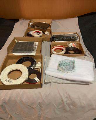 Set 4 zanzariere per porta e finestre
