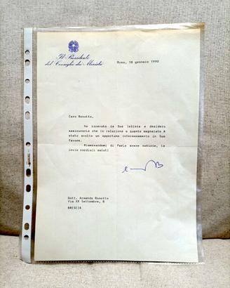 Lotto 5 Lettere Istituzionali d'Epoca 1959/1994