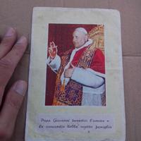 rivista papa Giovanni - santino / cartolina